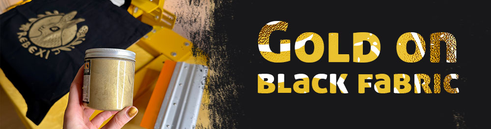 header fabric printing gold