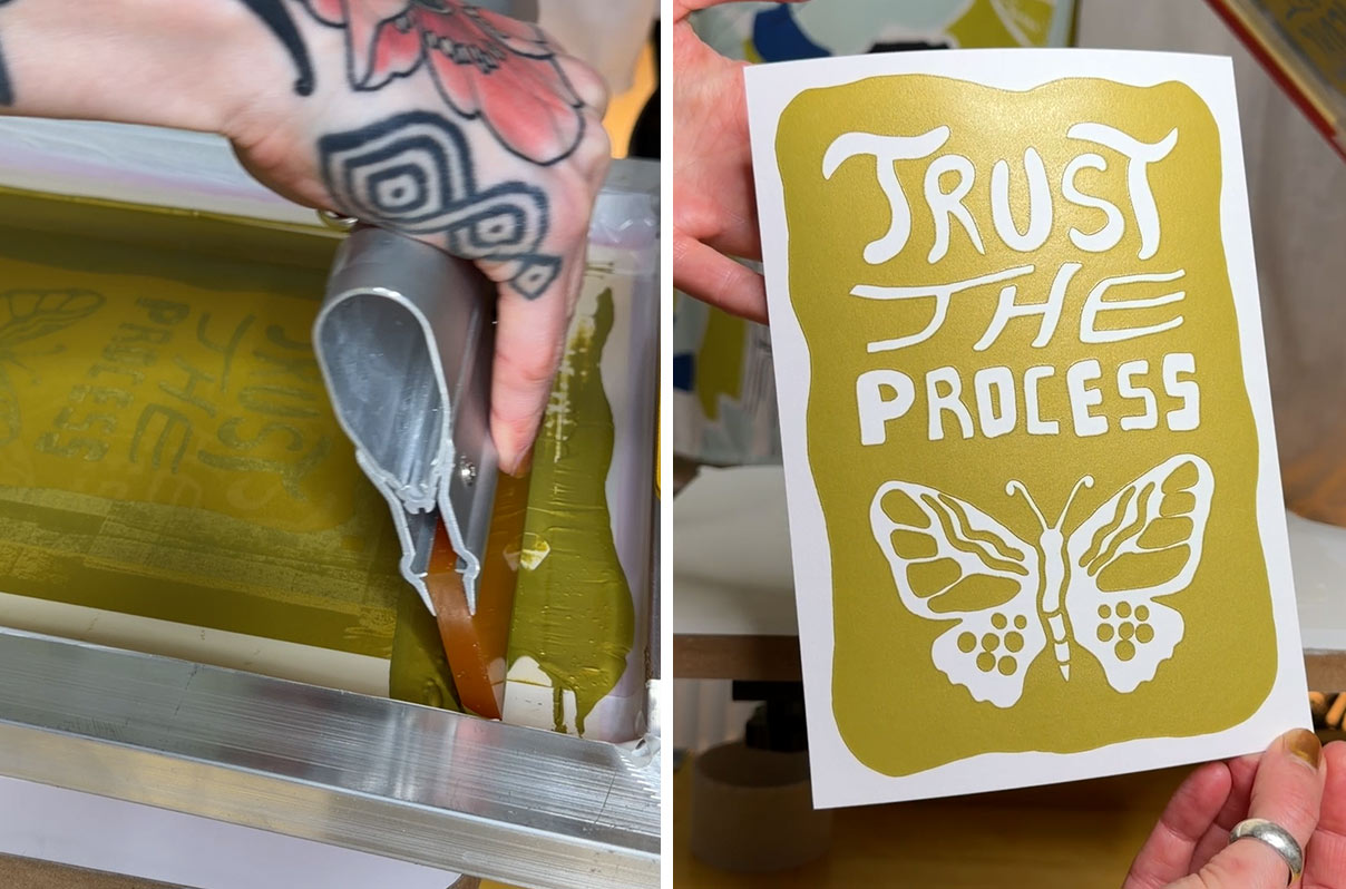 printing the gold color